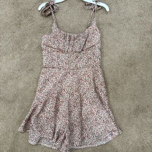 Princess Polly Floral Dress - Pink and White